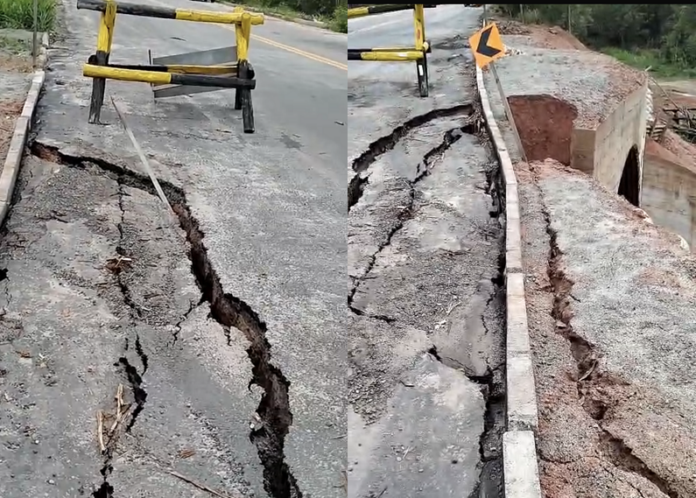 inmet-emite-alerta-de-“grande-perigo”-para-chuva;-ponte-na-br-418-preocupa-em-caravelas