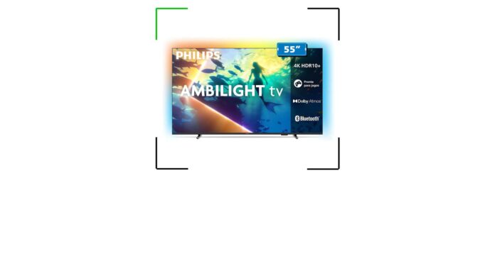 smart-tv-em-oferta:-modelo-da-philips-de-55-polegadas-tem-resolucao-4k-e-suporte-a-hdr+