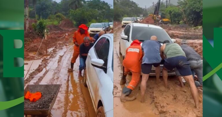 video:-motoristas-enfrentam-lama-e-ficam-atolados-em-trechos-da-br-030-em-marau