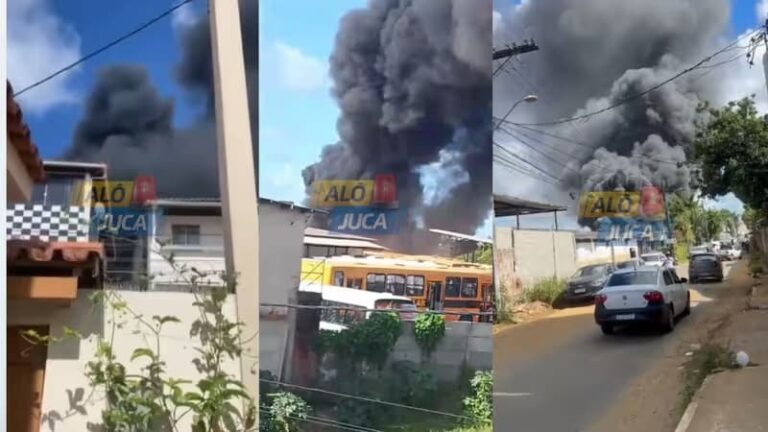 video:-garagem-de-cooperativa-de-transportes-e-atingida-por-incendio-em-lauro-de-freitas