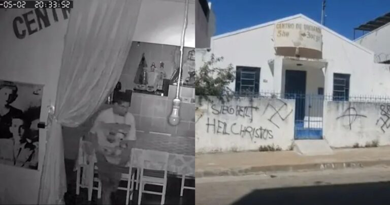 video:-centro-de-umbanda-alvo-de-nazismo-e-invadido-duas-vezes-na-mesma-noite-em-guanambi