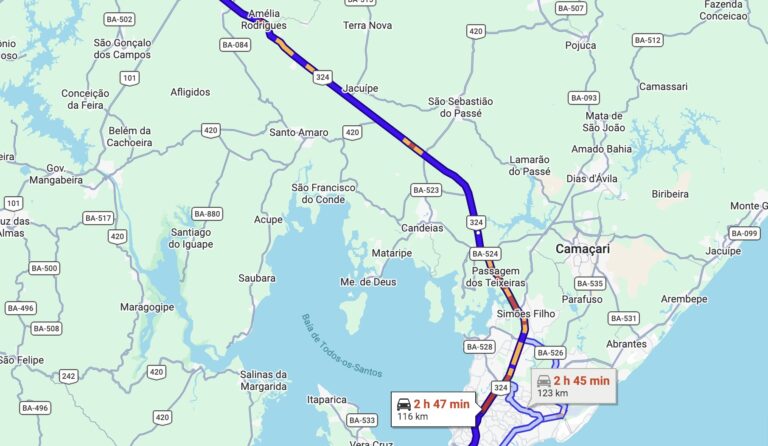 br-324-tem-movimento-intenso-na-saida-de-salvador-para-o-sao-joao;-viagem-ate-feira-de-santana-chega-a-2h30