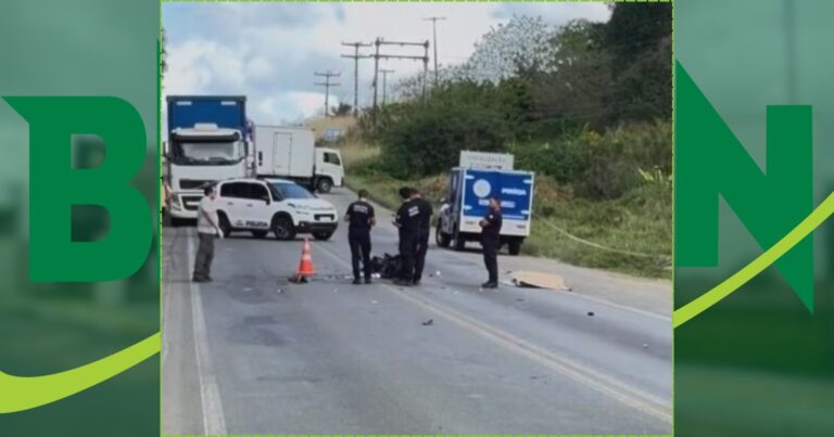 batida-frontal-entre-motocicleta-e-caminhao-deixa-idoso-morto-na-br-101,-trecho-de-itabuna