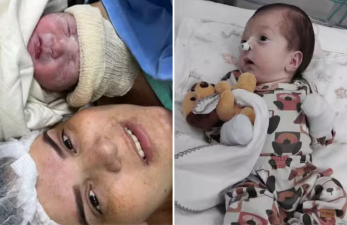 bebe-dado-como-morto-deixa-a-uti-e-a-familia-celebra-a-recuperacao