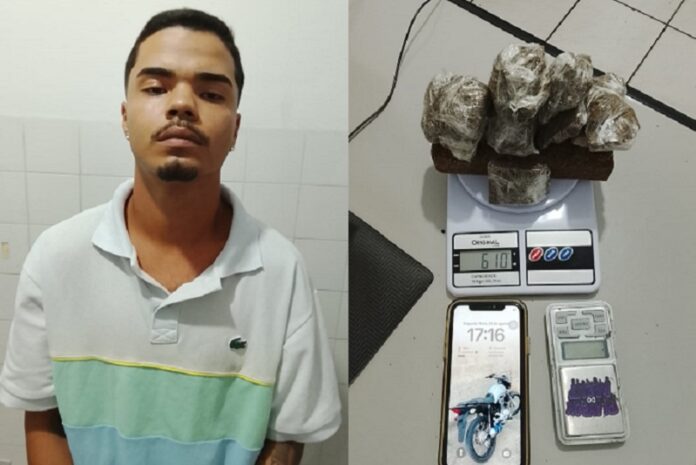 pm-prende-homem-de-20-anos-suspeito-de-trafico-em-itabata,-mucuri