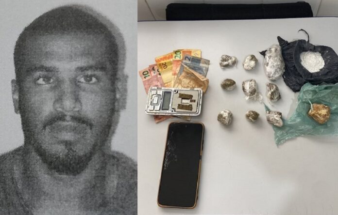 pm-cumpre-mandado-e-prende-acusado-por-homicidio,-tentativa-e-trafico-de-drogas-em-brisas-do-mar,-mucuri