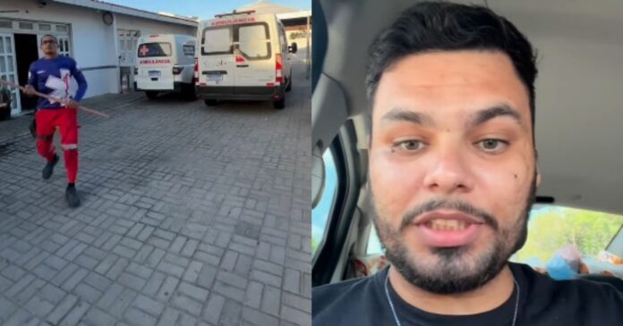 ceara:-reporter-e-agredido-por-socorrista-que-usava-ambulancia-para-transportar-madeira