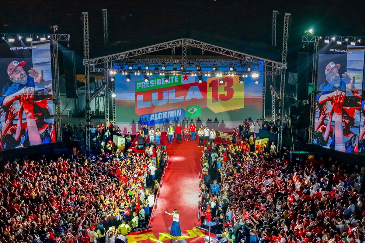 TSE proíbe painéis de LED em comícios de Lula, afirma Nunes Marques