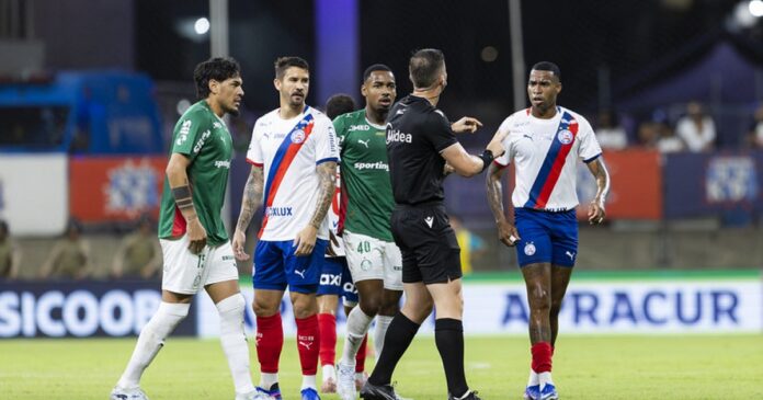 cbf-aponta-a-arbitragem-para-palmeiras-x-bahia-no-brasileirao;-confira-a-escala