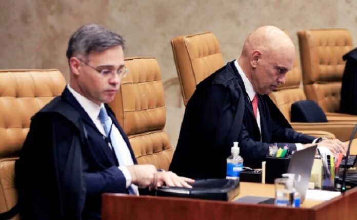 enquete-datafolha-aponta-animos-polarizados:-28%-querem-a-saida-de-moraes-e-37%-apoiam-afastamento-temporario-de-mendonca