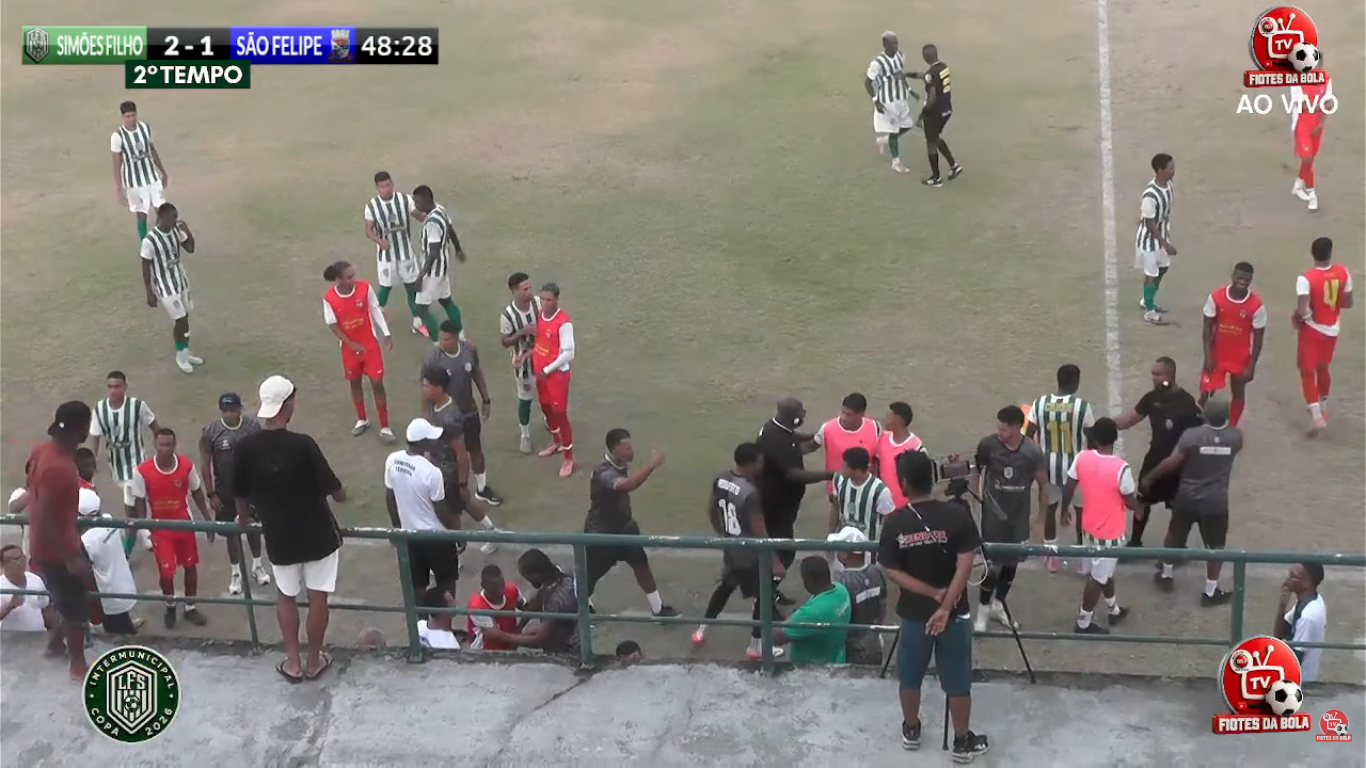Simões Filho fica no topo da tabela na Fase preliminar do Intermunicipal 2026
