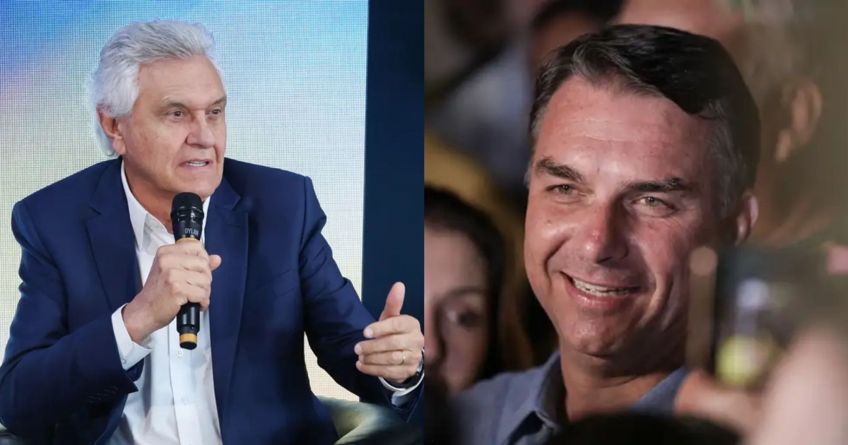 Caiado declara apoio no segundo turno das eleições presidenciais após chamar Flávio de “assaltante”