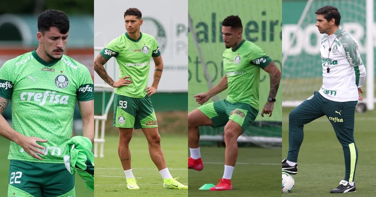Palmeiras pode ter até quatro desfalques contra o Bahia; veja a situação dos convocados