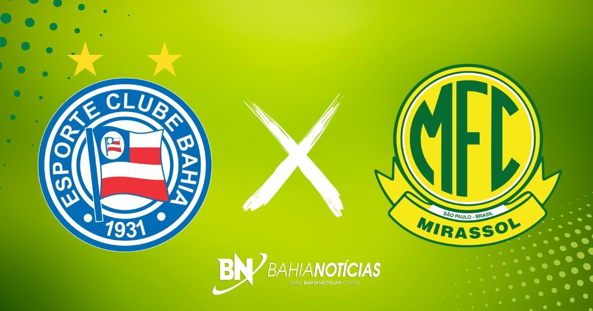 Brasileirão: Bahia encara Mirassol; horários, transmissão e escalações prováveis