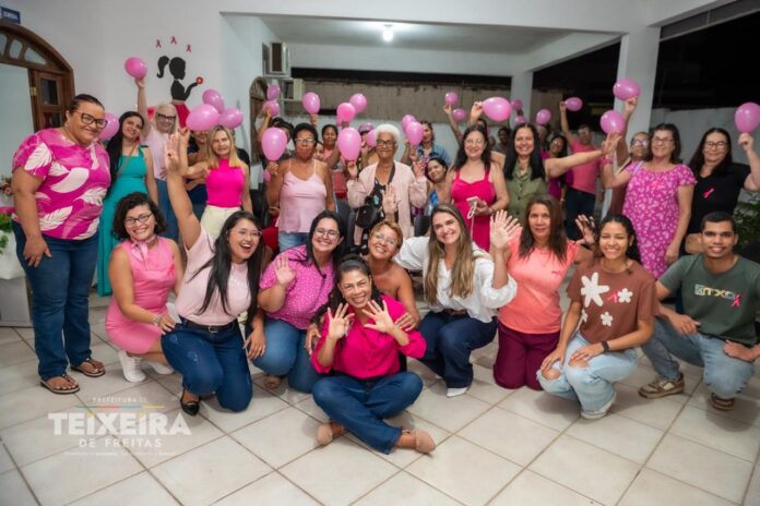 ubs-wilson-brito-promove-outubro-rosa-com-orientacoes-e-servicos-de-saude-para-mulheres-em-teixeira-de-freitas,-bahia