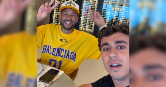 video:-neymar-aparece-com-nikolas-ferreira,-brinca-com-numero-22-e-sugere-voto-em-flavio-bolsonaro