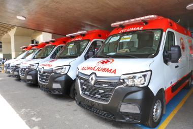Bahia recebe dez novas ambulâncias para reforçar o SAMU e o transporte de pacientes