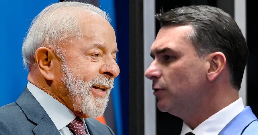 CNT/MDA: Flávio Bolsonaro lidera com 50,7% frente a Lula, 49,3%, em votos válidos