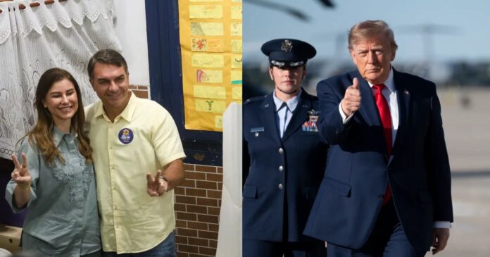 eua,-sob-administracao-trump,-concederao-vistos-a-flavio-bolsonaro-e-familia-apos-fuga-do-brasil