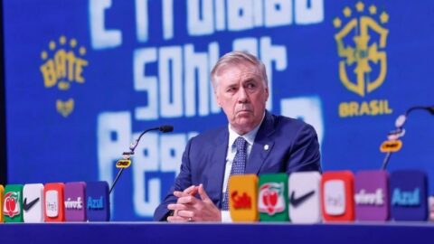 Convocação de Ancelotti coloca Brasil em amistosos com Japão e Singapura