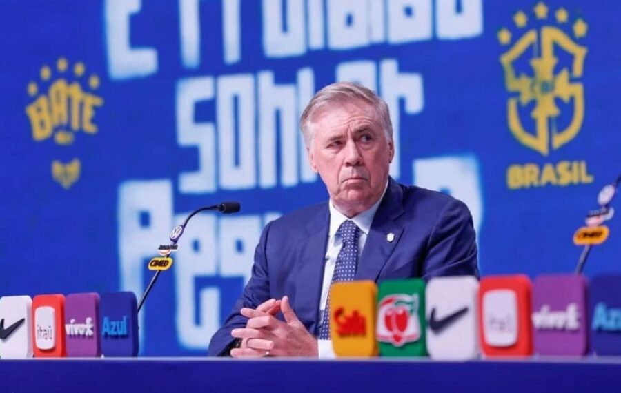 Convocação de Ancelotti coloca Brasil em amistosos com Japão e Singapura