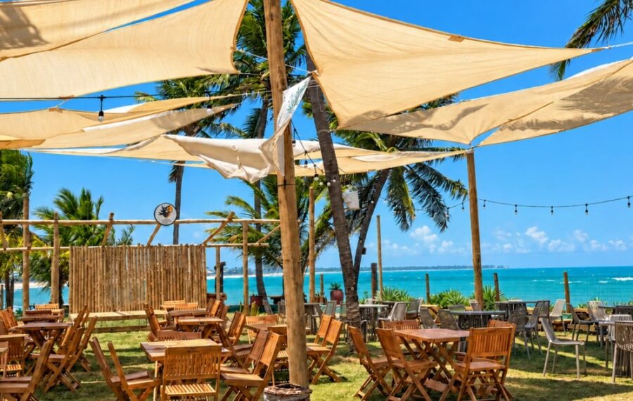 Grupo Lôro e QPC apresentam projeto de beach club na Praia da Espera, com gastronomia e atividades de lazer.