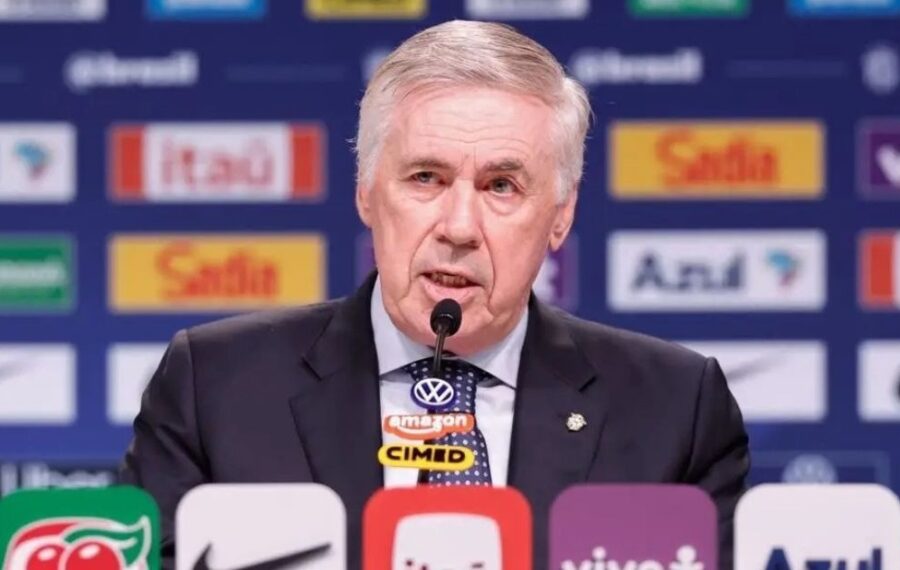 Em coletiva, Ancelotti comenta última convocação da Seleção Brasileira