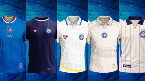 Bahia divulga finalistas da camisa Sócio Esquadrão 2027; como votar