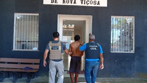 Polícia Civil prende suspeito de homicídio qualificado em Nova Viçosa