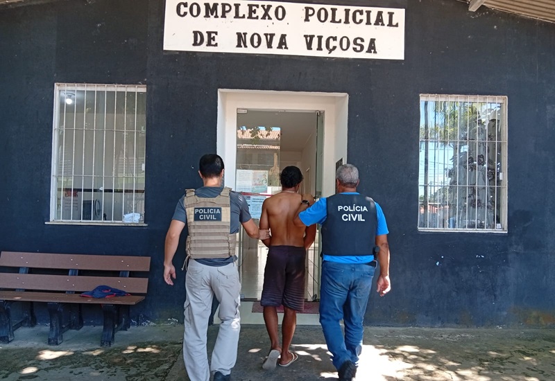 Polícia Civil prende suspeito de homicídio qualificado em Nova Viçosa