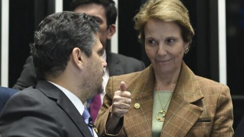 Alcolumbre negocia vaga de vice com Tereza Cristina para assegurar apoio à presidência do Senado em 2029