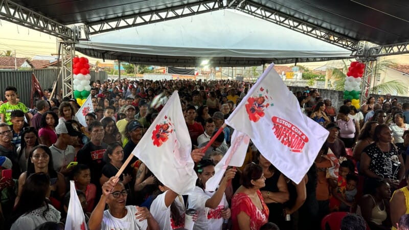 Multidão lota evento da pré-candidatura de Zico à reeleição de prefeito em Alcobaça 9 DJI 20240629 170232 998