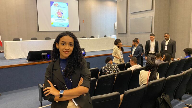 Estudante Larissa Reis