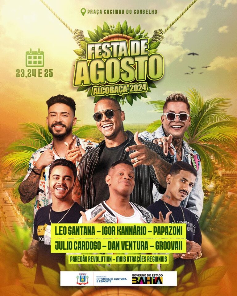 Nesse final de semana tem Festa de Agosto 2024 em Alcobaça