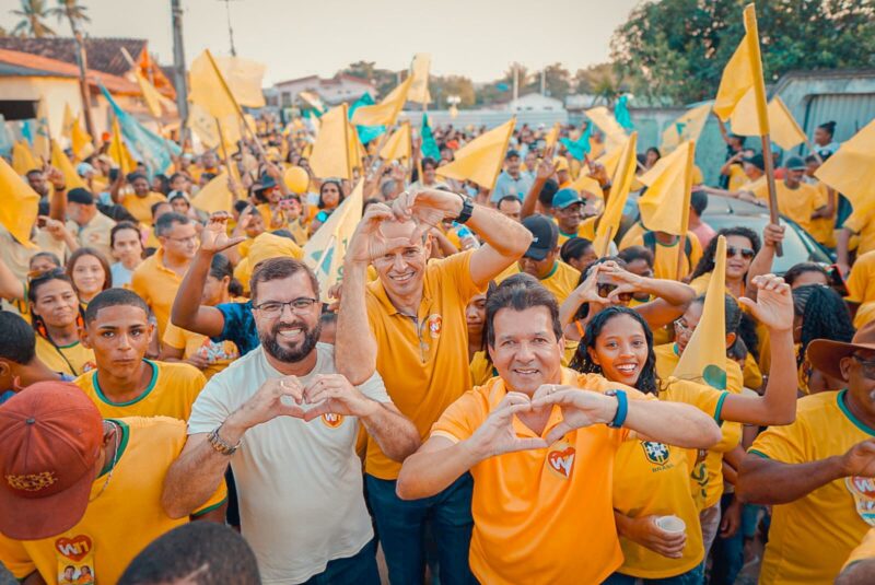 Caminhada nas ruas de Guarani com Wilsinho e seu grupo político 11 IMG 20240826 WA0195