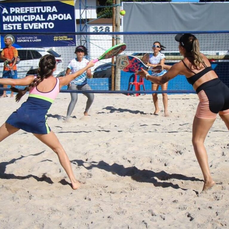 Final de semana terá quase 600 atletas disputando Torneio de Beach Tennis em Mucuri