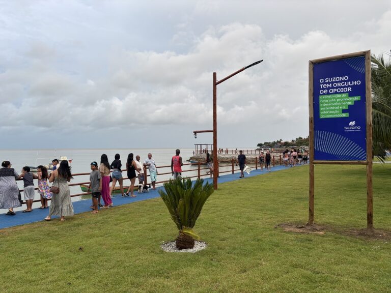 Cartão postal: Orla da Barra urbanizada é atração em Nova Viçosa (BA)