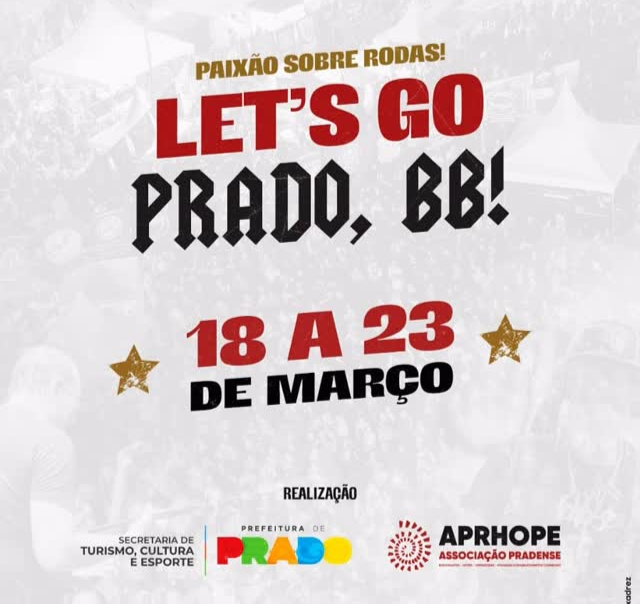 Vem aí o 17º Prado Moto Rock: adrenalina, música e liberdade em duas rodas 1 Prado Moto Rock 1