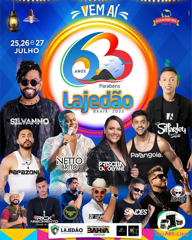 Festa do Gado Forte promete agitar os 63 anos de Lajedão com grandes atrações e impacto econômico positivo