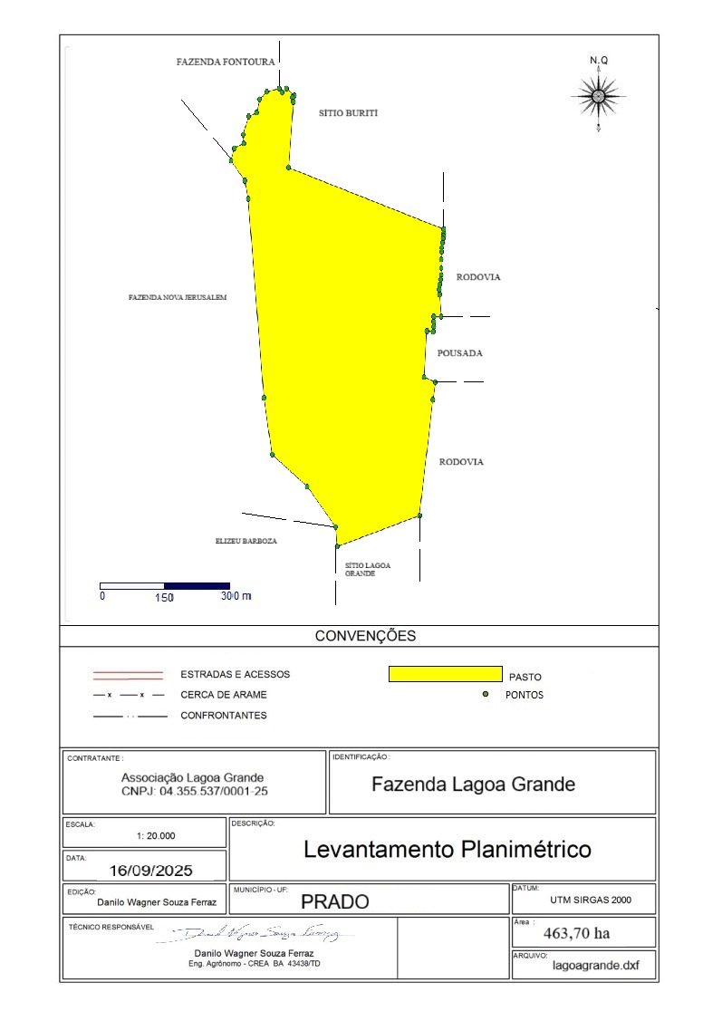 Projeto da nova area incluida