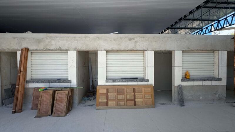 Estão na fase final as obras de construção do Mercado do Peixe de Alcobaça 7 Obras de construcao do Mercado do Peixe de Alcobaca 11