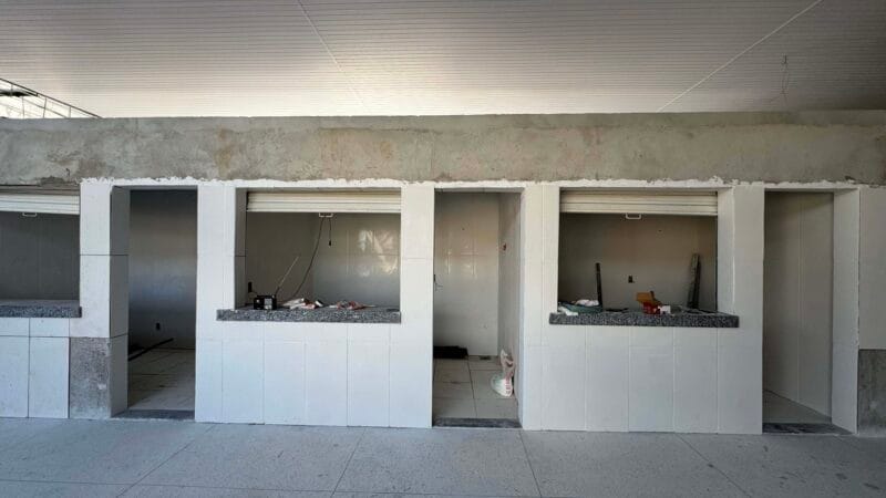 Estão na fase final as obras de construção do Mercado do Peixe de Alcobaça 10 Obras de construcao do Mercado do Peixe de Alcobaca 7