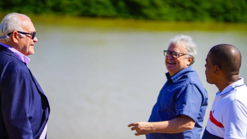 Autorizada a construção da nova ponte de Prado sobre o Rio Jucuruçu 3 Visita tenica dos engenheiros responsaveis pela construcao da nova ponte sobre o Rio Jucurucu em Prado 2