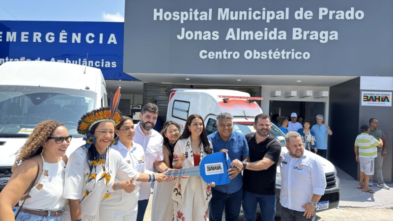 Hospital novo, kit ubs, van e ambulância nova estão entre os investimentos de mais de 6 milhões na saúde do Prado 2 IMG 2619