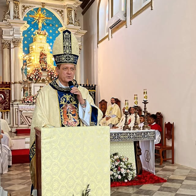 Fé e devoção marcaram as festividades de comemoração à Padroeira do Prado 1 Celebracoes religiosas no novenario de Nossa Senhora da Purificacao em Prado 1