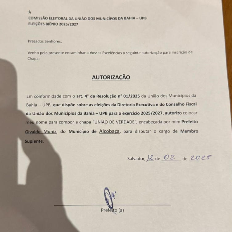 Zico de Baiato vai fazer parte da diretoria da UPB e representar Alcobaça em toda a Bahia 1 Zico de Baiato fara parte da diretoria da UPB Uniao dos Prefeitos da Bahia no bienio 2025 2026 1
